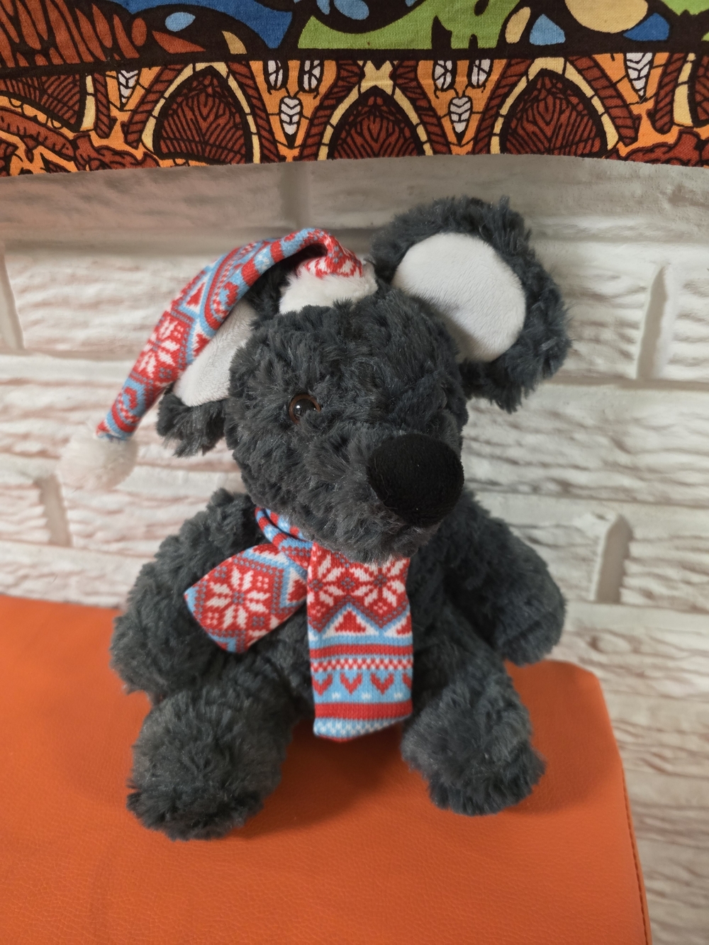 Dan Dee Christmas Mouse stuffed animal
